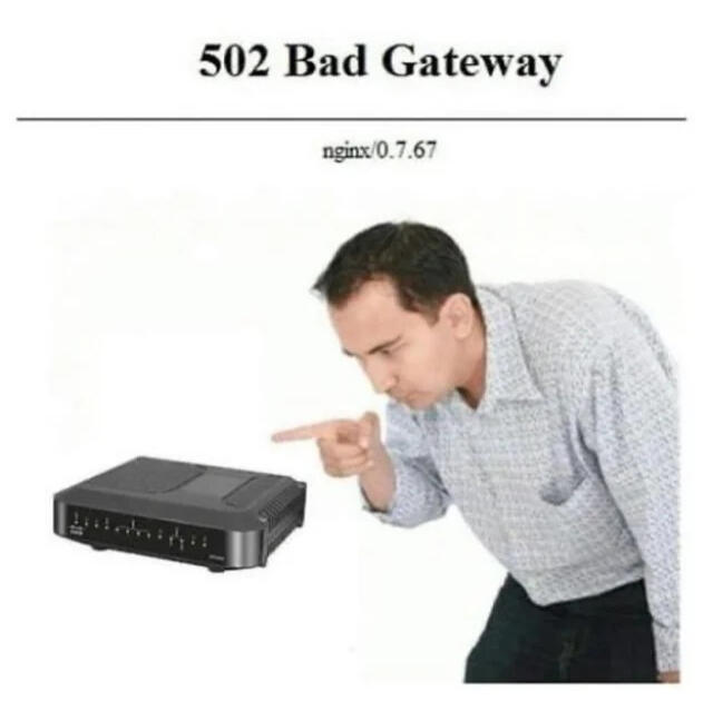 bad gateway bad gateway